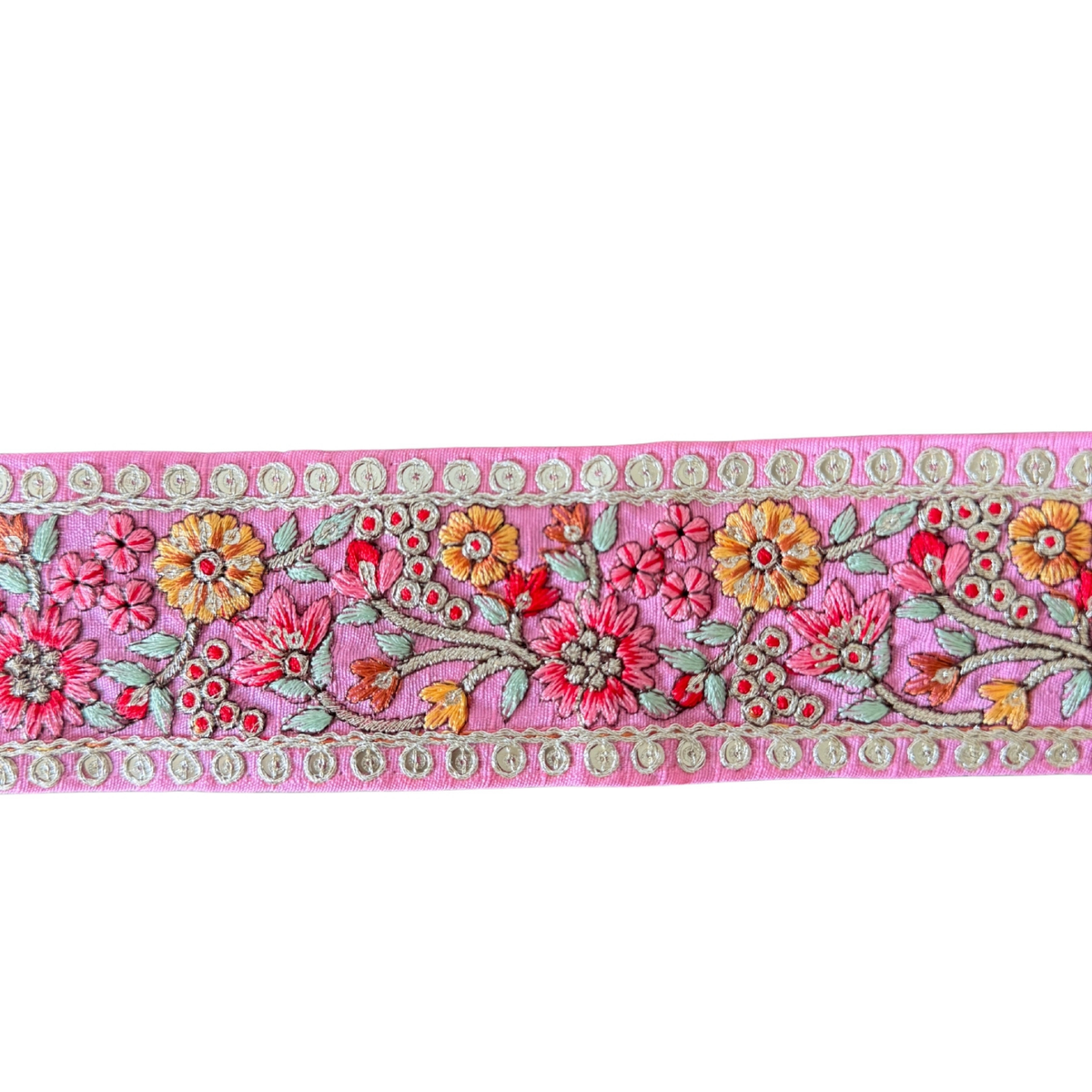 Pink & Red Spring Floral Ribbon
