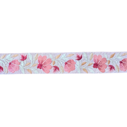 Pink Floral Ribbon With Dusty Pink Flowers