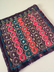 Purple Vintage Patch From Gujarat