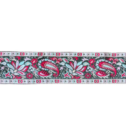 Red & Green Paisley Ribbon