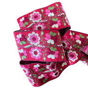 Red & Pink Wildflower Garden Ribbon