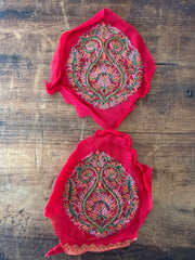 Red Embroidered Patch – 2 pieces