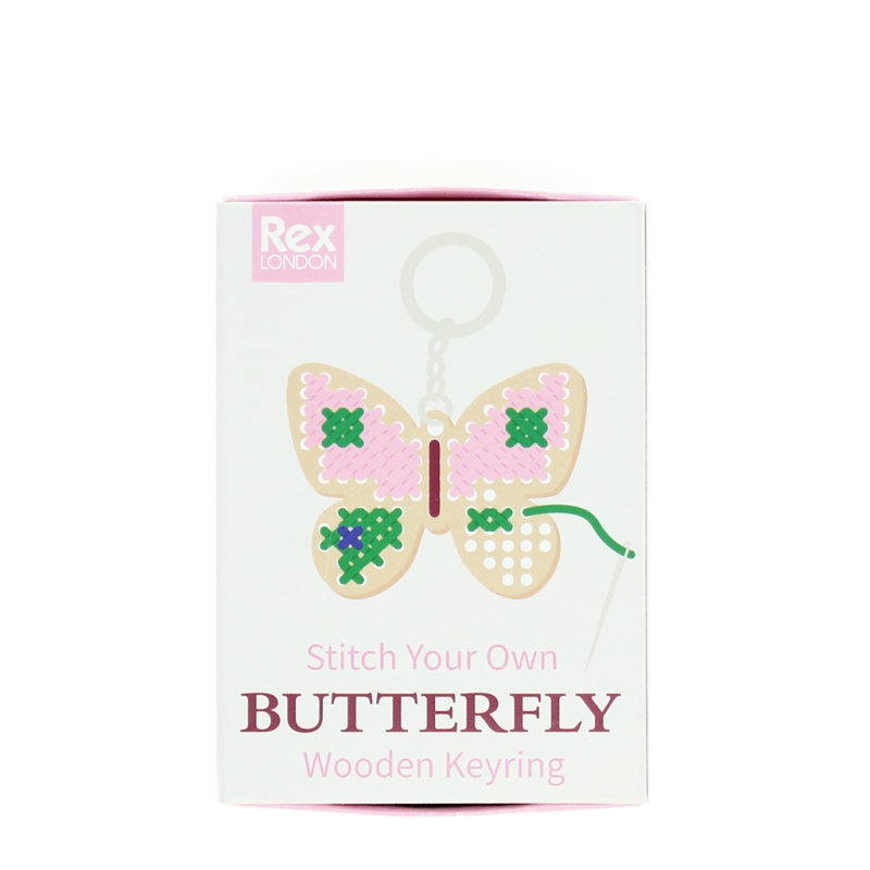 Rex London Stitch Your Own Keyring – Butterfly