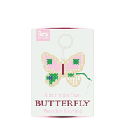 Rex London Stitch Your Own Keyring – Butterfly