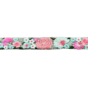 Ribbon – Coral & White Flowers