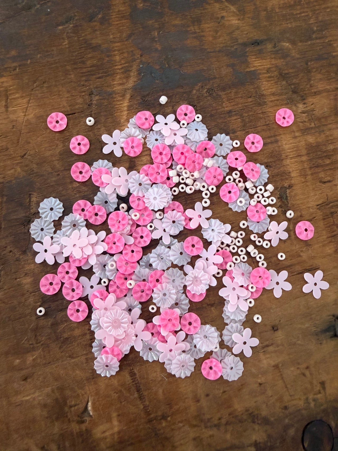 Pink sequin mix