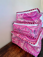 Travel Packing Cube – Set of 3 Pink Paisley