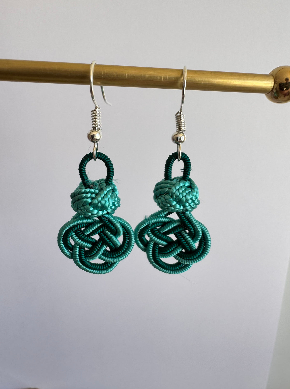 Turquoise Knot Earrings – EM003