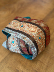 Upcycled Saree Trim – Autumn
