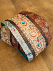 Upcycled Saree Trim – Autumn