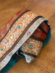 Upcycled Saree Trim – Autumn