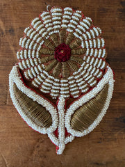 Vintage Beaded Flower From India