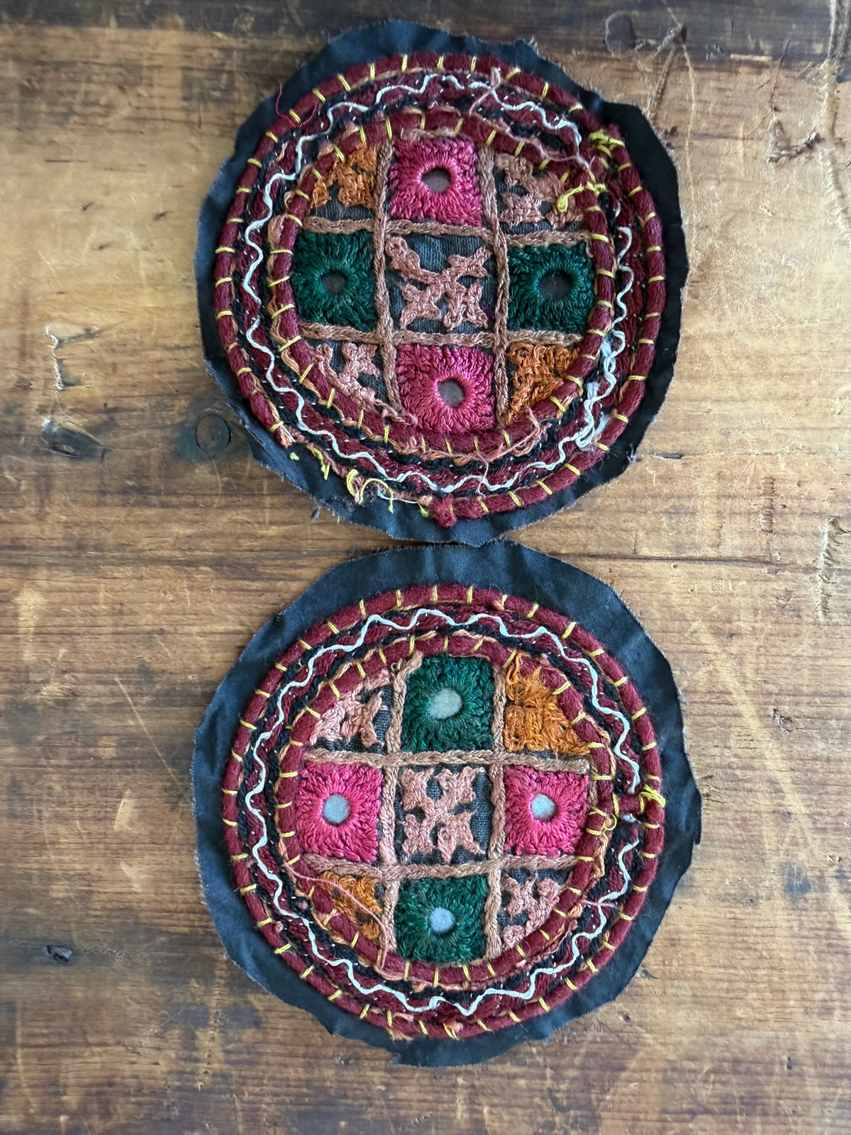 Vintage Embroidered Patch From India