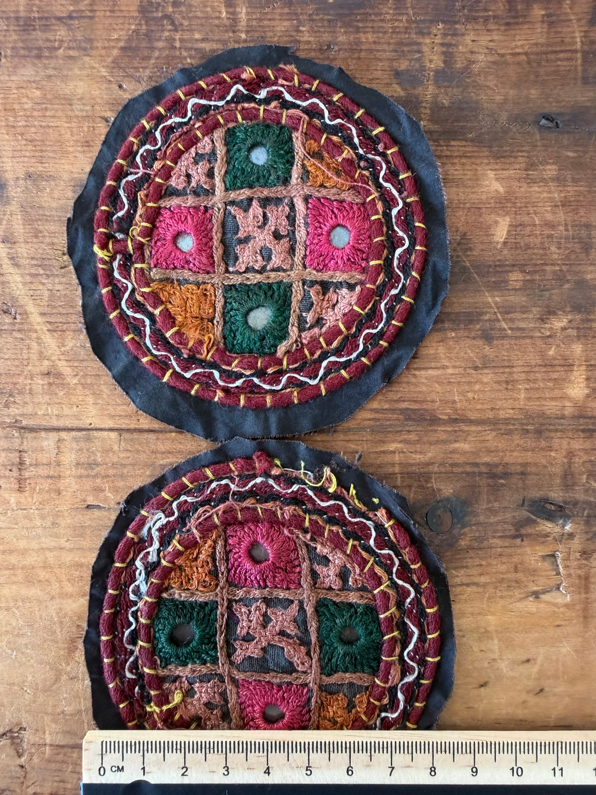 Vintage Embroidered Patch From India