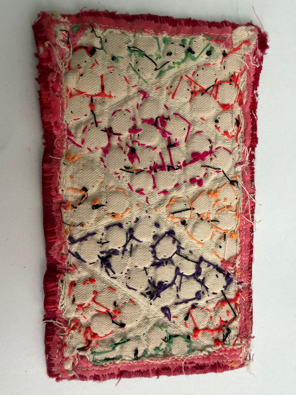 Vintage Patch From Gujarat With TIny Mirrors