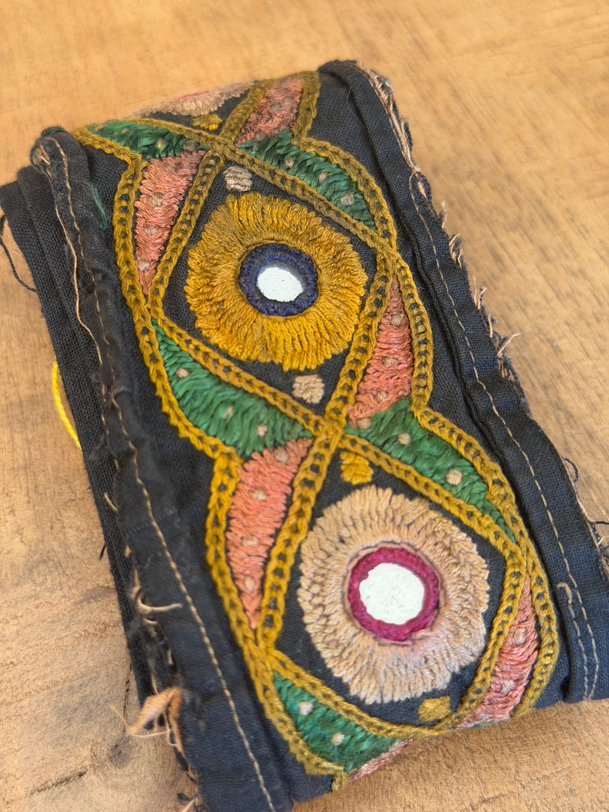 Vintage Trim From Gujarat – Autumn Pastel