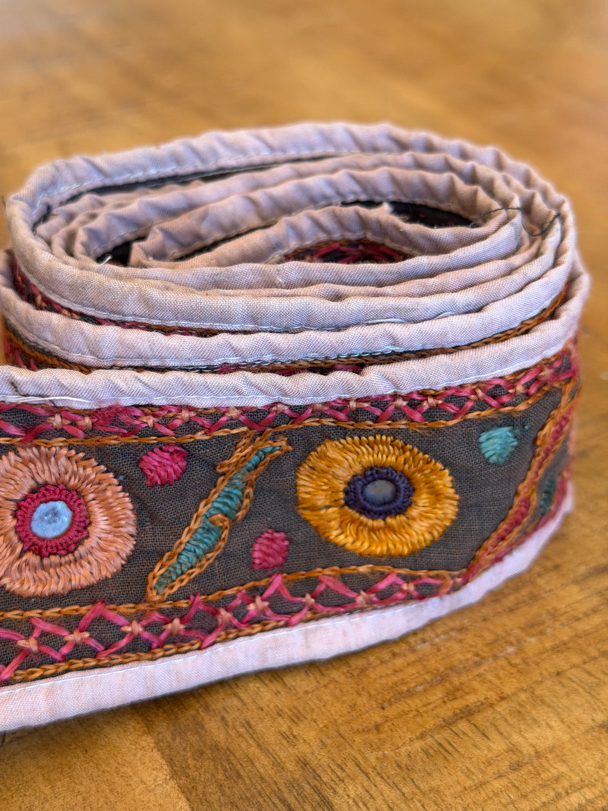 Vintage Trim From Gujarat – Autumn Tones