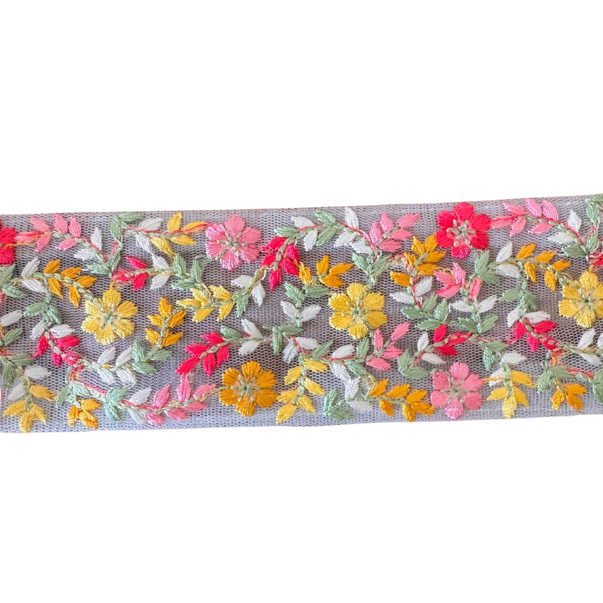Yellow & Red Flower Ribbon